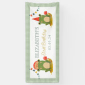 Banderoles Cute Frog casquette rouge (Vertical)