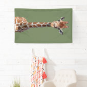 Banderoles Cute giraffe face (En situation)