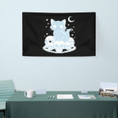 Banderoles Cute Halloween Kitten Chat Gothique Esthétique Ess (Salon professionnel)