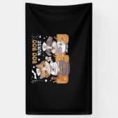 Banderoles Cute Halloween Nurse Chat et Chien avec Cla Citrou (Vertical)