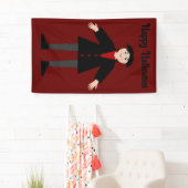 Banderoles Cute Halloween Vampire Custom (En situation)