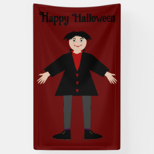 Banderoles Cute Halloween Vampire Custom