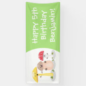 Banderoles Cute kawaii champignon champignon toadstool (Vertical)