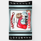 Banderoles Cute Nurse Pinup_ Love (Vertical)