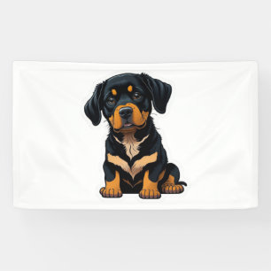 Banderoles Cute Rottweiler - Cadeaux pour les propriétaires d