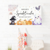 Banderoles Cute Spooktacular Anniversaire (En situation)