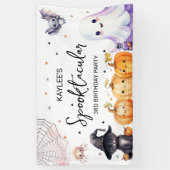 Banderoles Cute Spooktacular Anniversaire (Vertical)