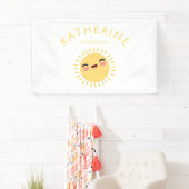 Banderoles Cute Sun Baby's Nursery Nom Enfants Salle Décor du (En situation)