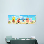 Banderoles Cute Tiny Beach Shacks Thunder_Cove (Salon professionnel)