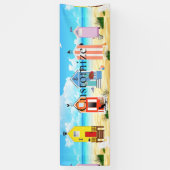 Banderoles Cute Tiny Beach Shacks Thunder_Cove (Vertical)