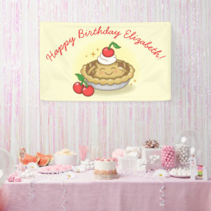 Banderoles Cutie Pie Anniversaire Fête Enfants Cherry