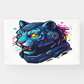 Banderoles Cyber Animaux - Créatures futuristes du Digita (Horizontal)