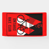 Banderoles Cyclisme Canada (Horizontal)