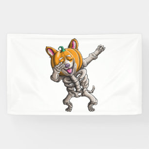 Banderoles Dabeton Corgi Cute Halloween Corgi Funny