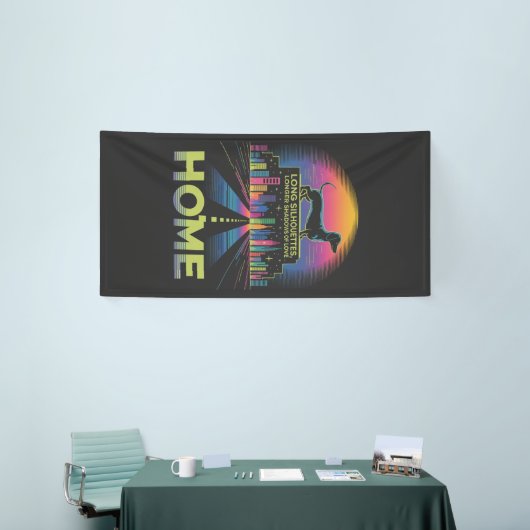 Banderoles Dachshund Long Silhouettes, Longer Shadows Of Love (Salon professionnel)