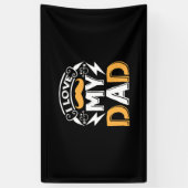 Banderoles Daddy Don J'Aime Mon Papa (Vertical)