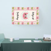 Banderoles Daisy Kitty Chat Anniversaire (Salon professionnel)