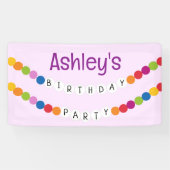 Banderoles Dans Mon Bracelet D'Amitié Fête D'Anniversaire (Horizontal)