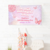 Banderoles Dans son anniversaire fête d'anniversaire (En situation)