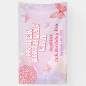 Banderoles Dans son anniversaire fête d'anniversaire (Vertical)