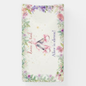 Banderoles danse et twirl ballerina anniversaire (Verticale)