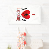 Banderoles Danse I Heart Tap (En situation)