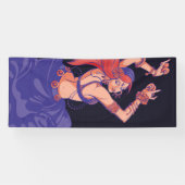 Banderoles Danse tribale tzigane avec cymbales (Horizontal)