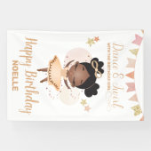 Banderoles Danse & Twirl, Princesse Ballerina avec Bow Annive (Horizontal)