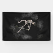 Banderoles Danser le squelette en haut Halloween Hat (Horizontal)