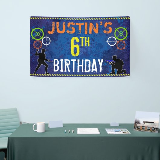 Banderoles Dart Wars Soldats Fête d'anniversaire (Salon professionnel)