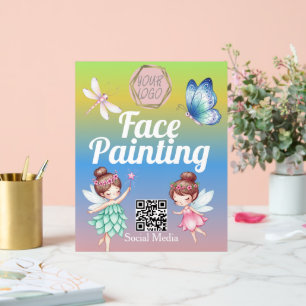 Banderoles d'artiste peintre de visages de fées mi