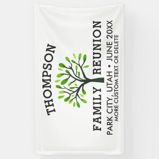 Banderoles Date nommée faite sur commande d'emplacement (Vertical)