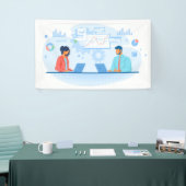 Banderoles de 91 cm x 152 cm (Salon professionnel)