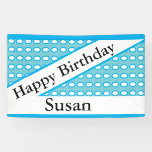 Banderoles De "coutume de Susan joyeux anniversaire