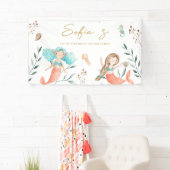 Banderoles De mignonnes sirènes sous la mer (En situation)