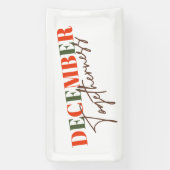 Banderoles Décembre Ensemble : Célébration de la saison (Verticale)