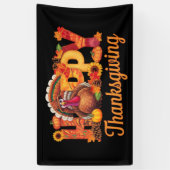 Banderoles Déchets de bon thanksgiving Automne (Vertical)