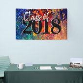 Banderoles Déchirure psychédélique | Rainbow Abstrait Graduat (Salon professionnel)