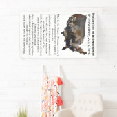 Banderoles Déclaration d'indépendance CONGRÈS, 4 juillet 1776 (En situation)