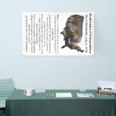 Banderoles Déclaration d'indépendance CONGRÈS, 4 juillet 1776 (Salon professionnel)