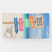 Banderoles Décor bateau de croisière Porte de croisière perso (Horizontal)