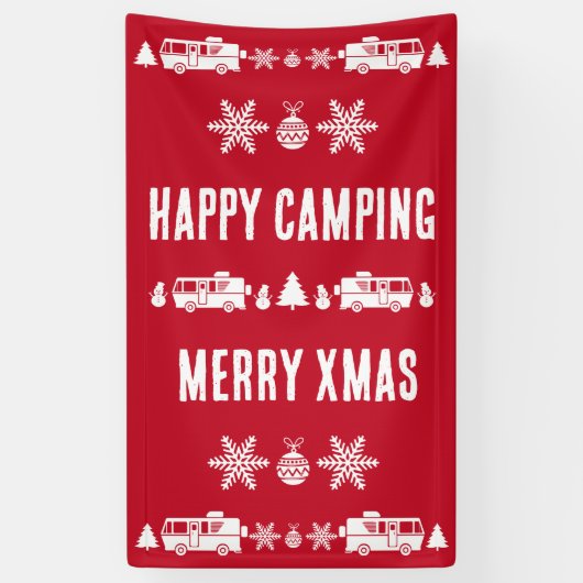 Banderoles Décor de Noël RV Motorhome (Vertical)