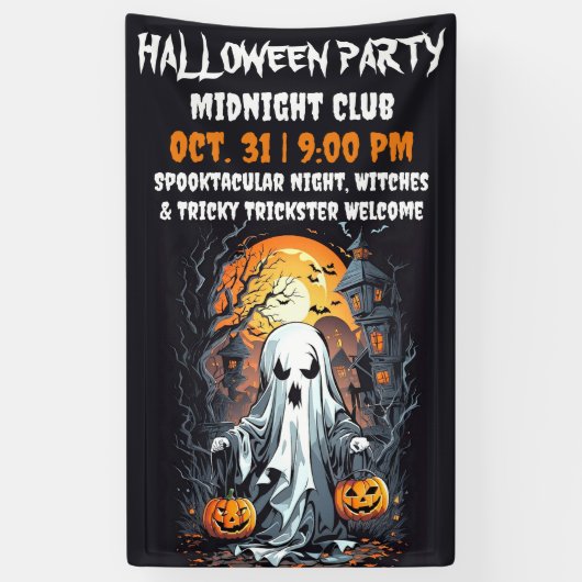 Banderoles Décor Haunor Design éffrayant Détails festifs (Vertical)