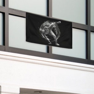 Banderoles Décor Style urbain Monochrome Motion Art