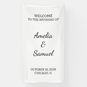 Banderoles Décoration de mariage personnalisée, panneau de fê