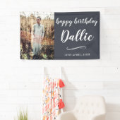 Banderoles Décoration du mur d'anniversaire Photo sur mesure (En situation)