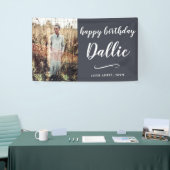 Banderoles Décoration du mur d'anniversaire Photo sur mesure (Salon professionnel)