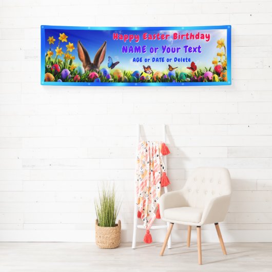 Banderoles Décorations faites sur commande de fête (En situation)