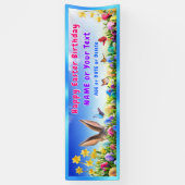 Banderoles Décorations faites sur commande de fête (Vertical)