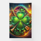 Banderoles Découvrez l'harmonie parfaite du Shamrock, de la m (Verticale)